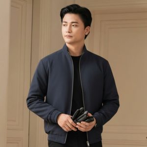 Áo Khoác Thiết Kế 2 Lớp Cao Cấp, Trượt Nước, Giữ Ấm, Chống Bụi Bẩn 9AG2T513